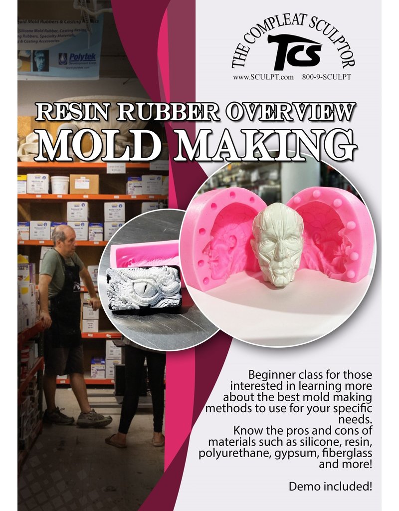 TCS Classes 230209 Resin Rubber Overview Mold Making - February 9th