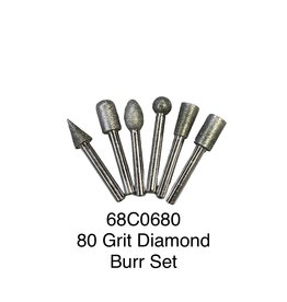 Just Sculpt 1/4 Diamond Burr Set (80grit)