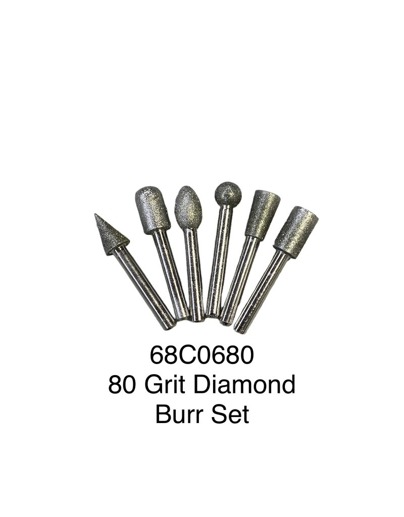 Just Sculpt 1/4 Diamond Burr Set (80grit)