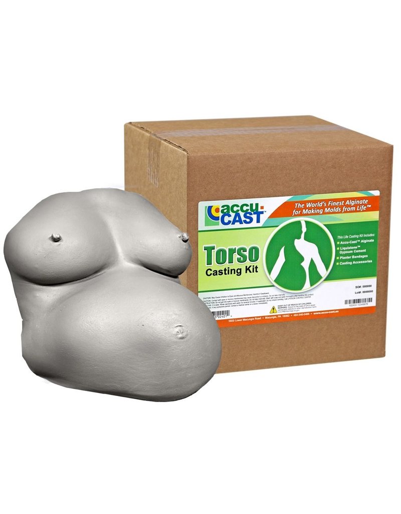 Accu-Cast Full Torso / Pregnancy Casting Kit Alginate