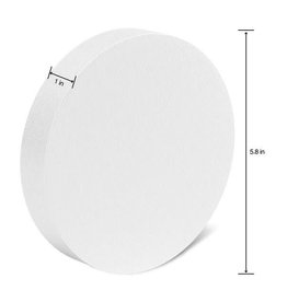 Just Sculpt White Bead EPS Foam Disc 6x1''