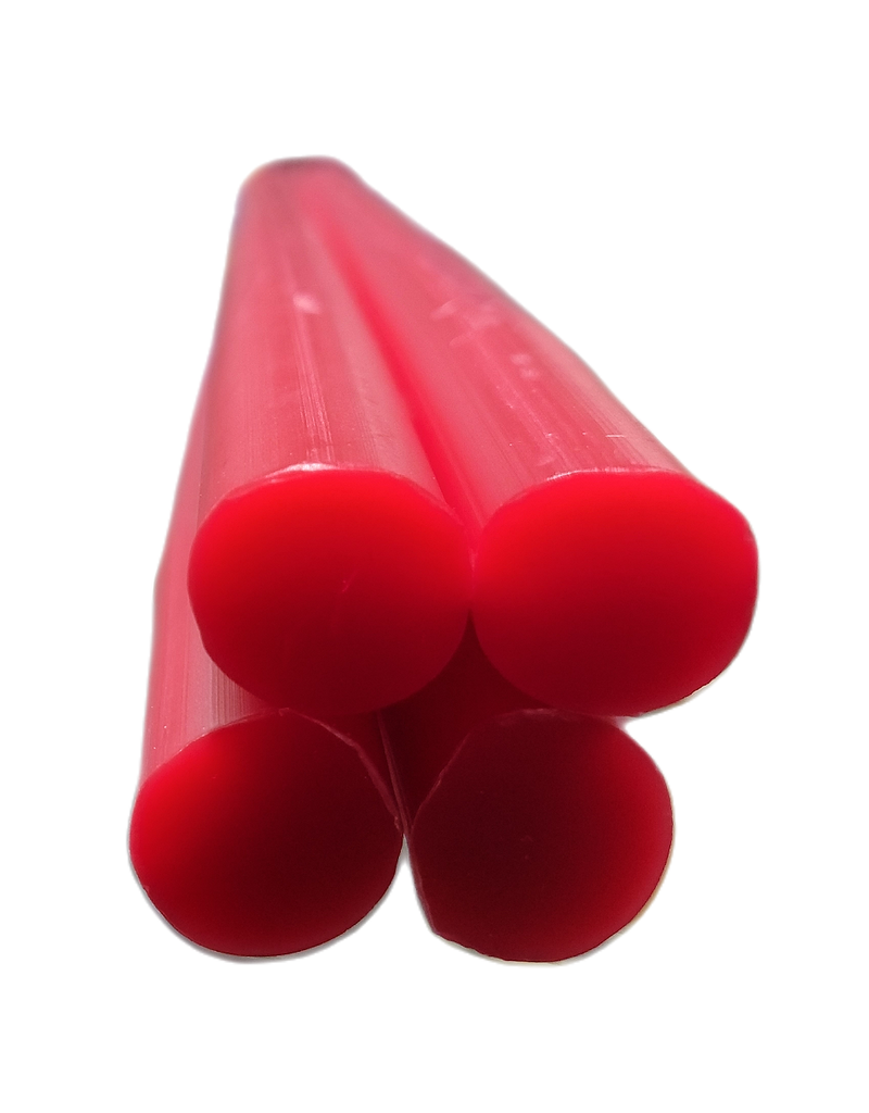 Paramelt Wax Sprues Red Round Solid