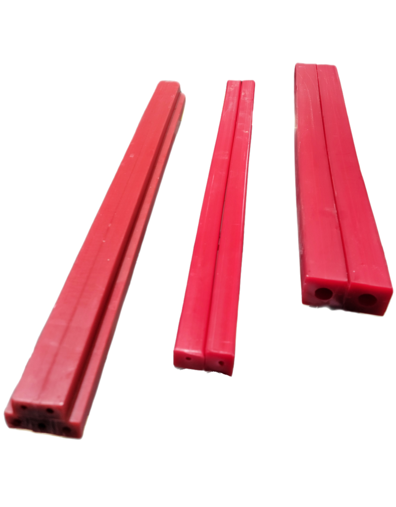 Ferris Red Sprue Wax Sticks 2 oz Package - 1/4 inch | Esslinger 21.433