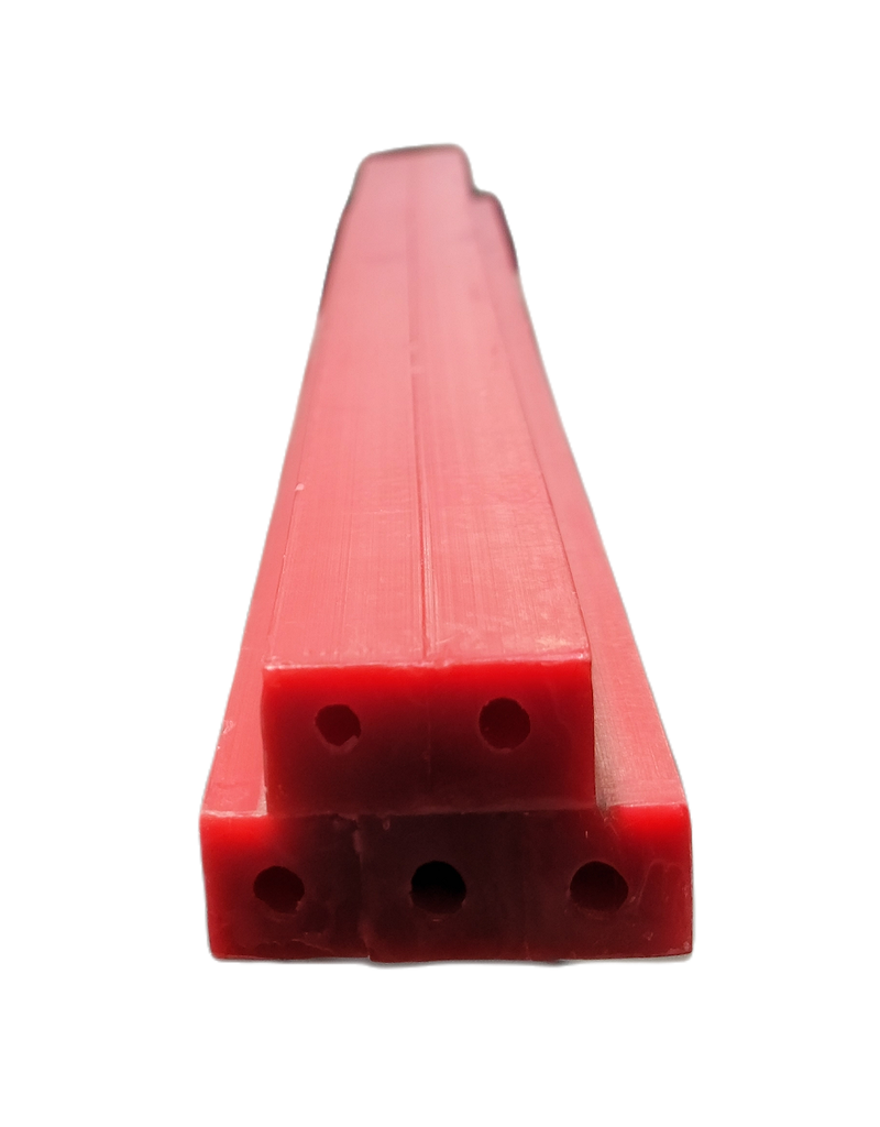 Paramelt Wax Sprues Red Square Cored