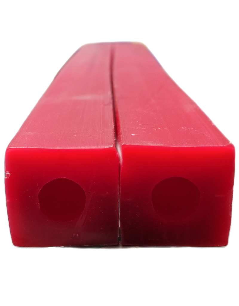 Ferris Red Sprue Wax Sticks 2 oz Package - 1/4 inch | Esslinger 21.433