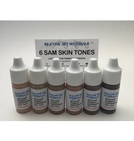 SAM Silicone Dispersion Skin Tone 7ml Set (6 Skin Tones)