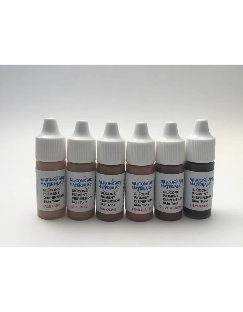 SAM Silicone Dispersion Skin Tone 7ml Set (6 Skin Tones)