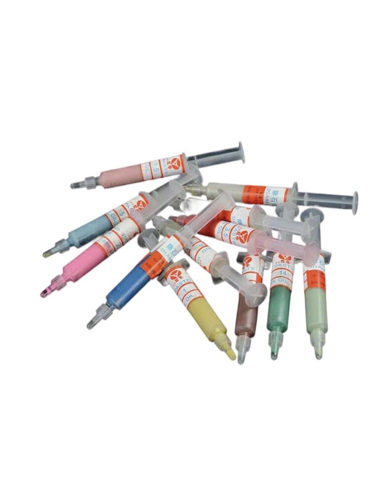 Diamond Lapping Pastes 5g set of 12 Syringes