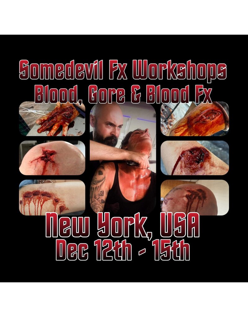 Just Sculpt 231212 3 Day Blood & Gore FX Workshop - Some Devil FX Workshops Dec 12-15