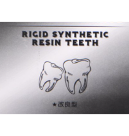 Just Sculpt 84 Pcs Dental Complete Acrylic Resin Denture False Teeth 3 Sets