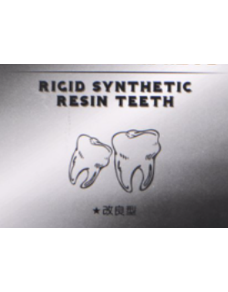 Just Sculpt 84 Pcs Dental Complete Acrylic Resin Denture False Teeth 3 Sets
