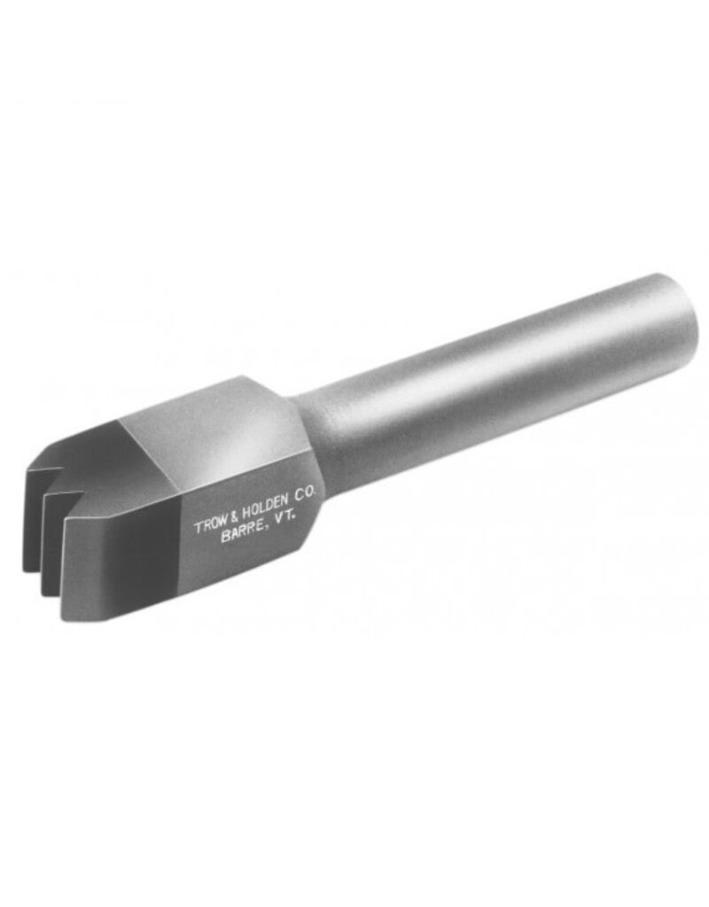 Trow & Holden Carbide Pneumatic Bushing 3 Blade Chisel 1/2''