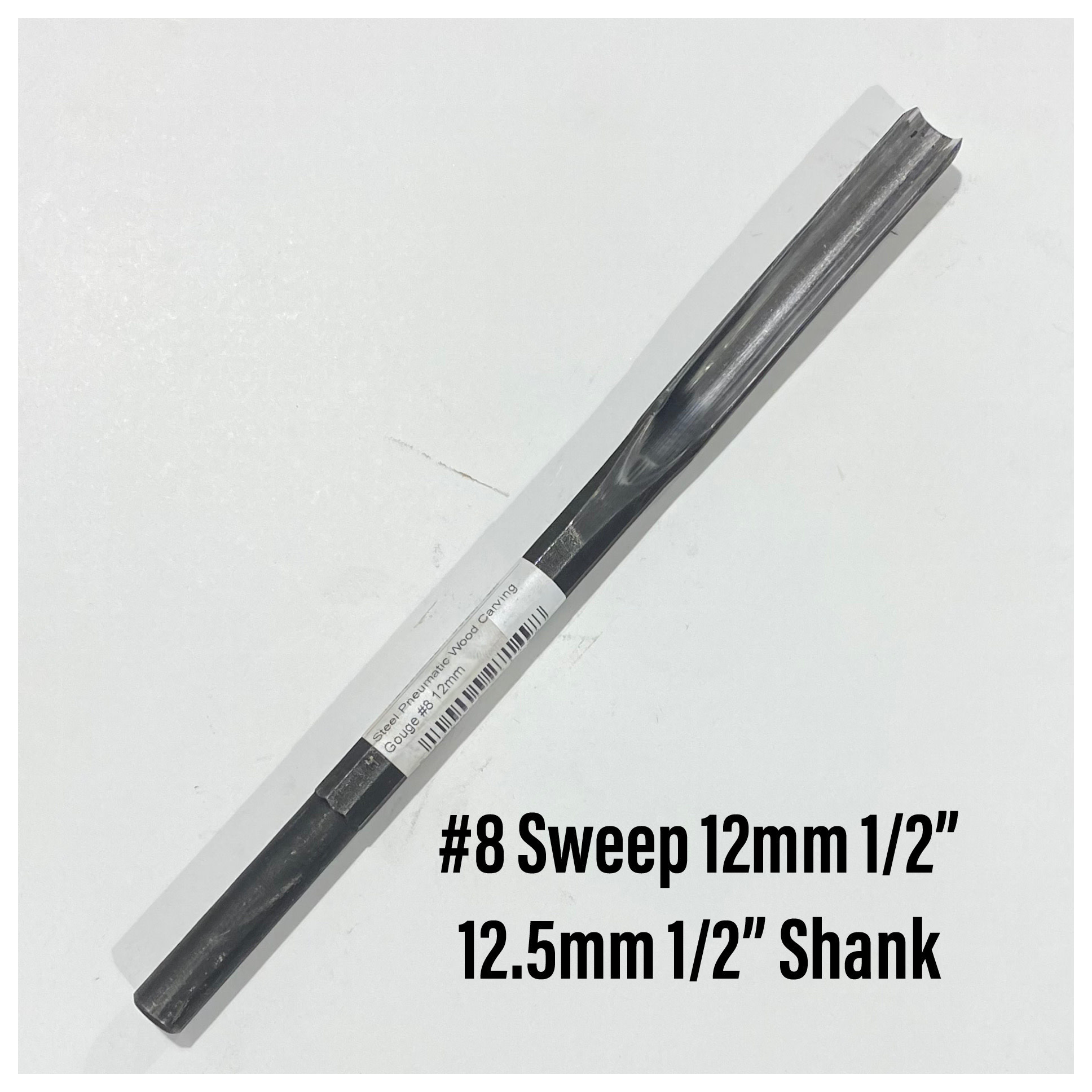 Milani Steel Pneumatic Wood Carving Gouges 8 The Compleat Sculptor