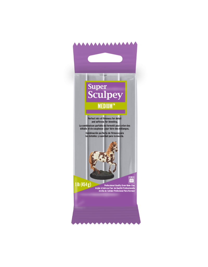 Polyform Sculpey Super Sculpturing Compound Medium Blend Gray Clay :  : Home & Kitchen