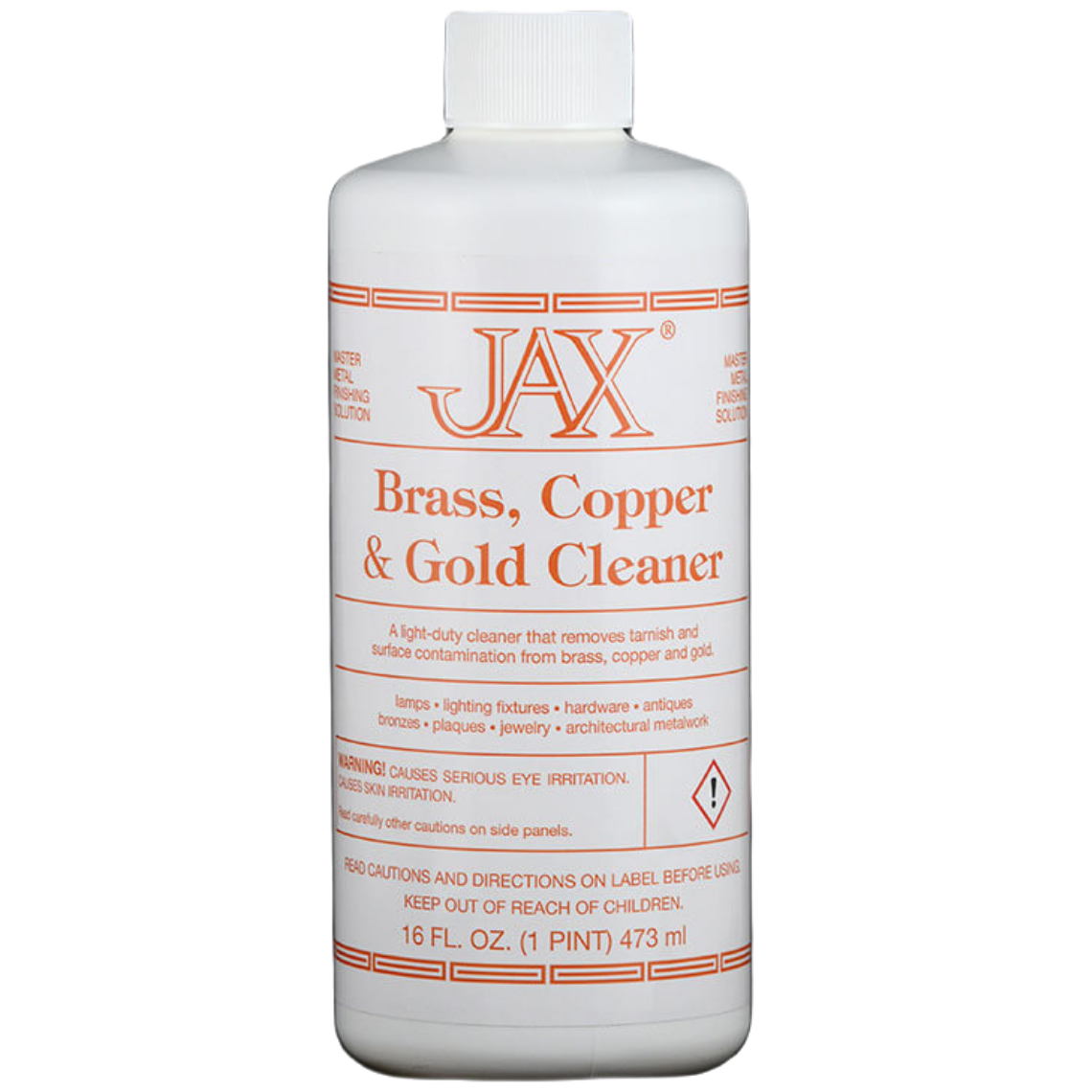 Jax Brass, Copper & Gold Cleaner Pint (16oz) - The Compleat Sculptor