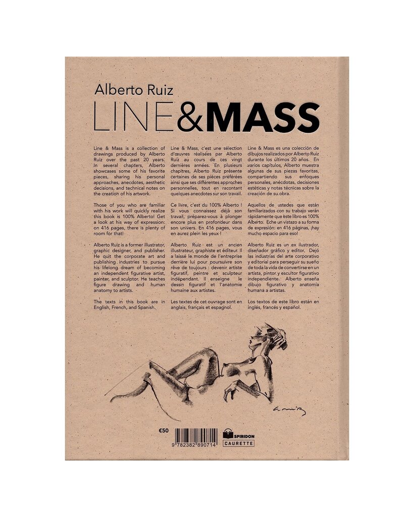 LINE & MASS by Alberto Ruiz Hardcover Book