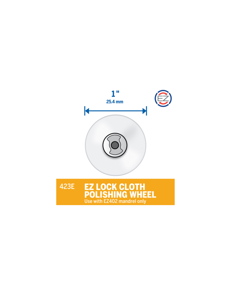 Dremel EZ Lock Cloth Polishing Wheel #423E