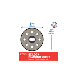 Dremel EZ Lock™ 1-1/2" Diamond Wheel #EZ545