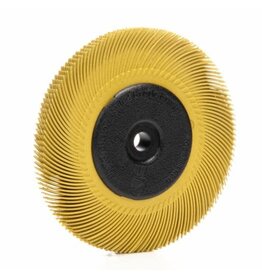 3M Scotch-Brite™ Radial Bristle Disc 6'' for the Bench Grinder Yellow TC-80 Grit