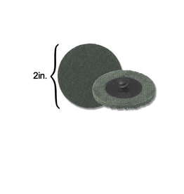 3M Scotch-Brite™ Roloc™ Surface Conditioning Disc 2'' TR Super Fine Grey (10 Pack)