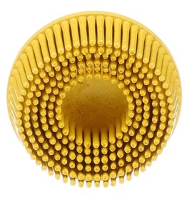 3M Scotch-Brite™ Roloc™ Bristle Brush 2'' TR Yellow 80 Grit