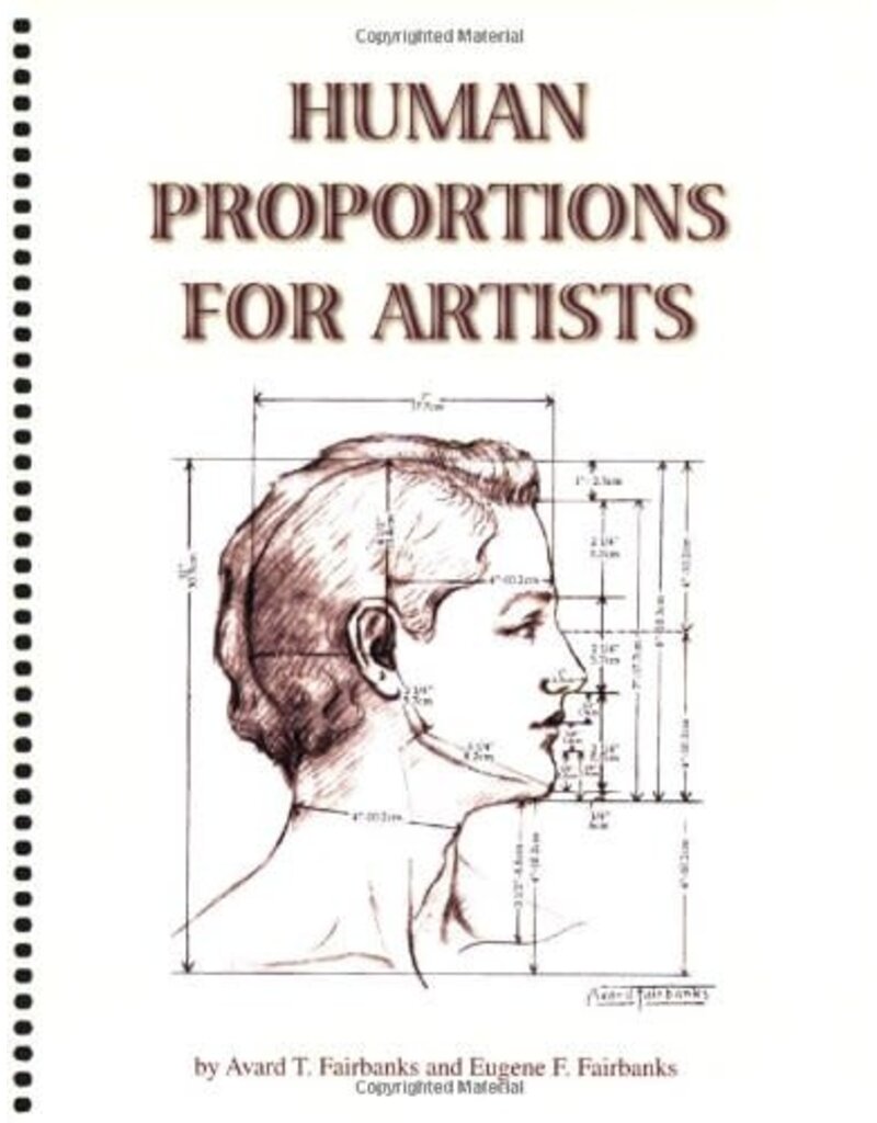 Human Proportions For Artists Fairbanks Book