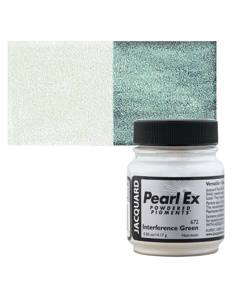 Jacquard Pearl Ex #672 .5oz Interference Green