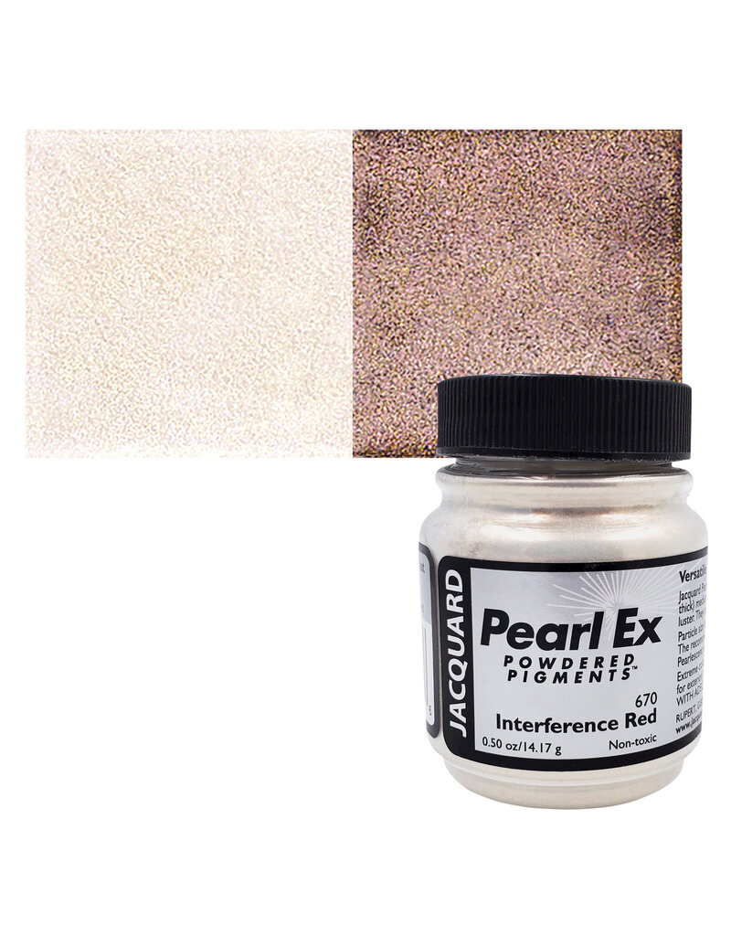 Jacquard Pearl Ex #670 .5oz Interference Red