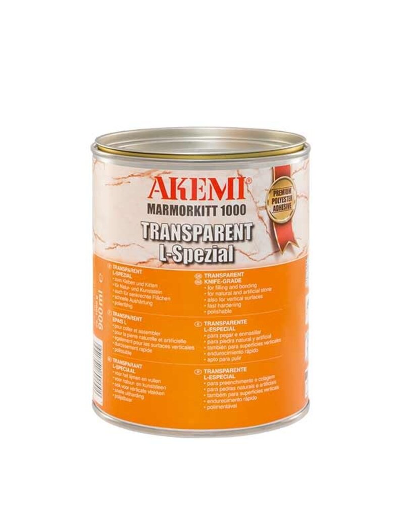 Akemi Akemi Transparent Knife Grade Polyester 900ml