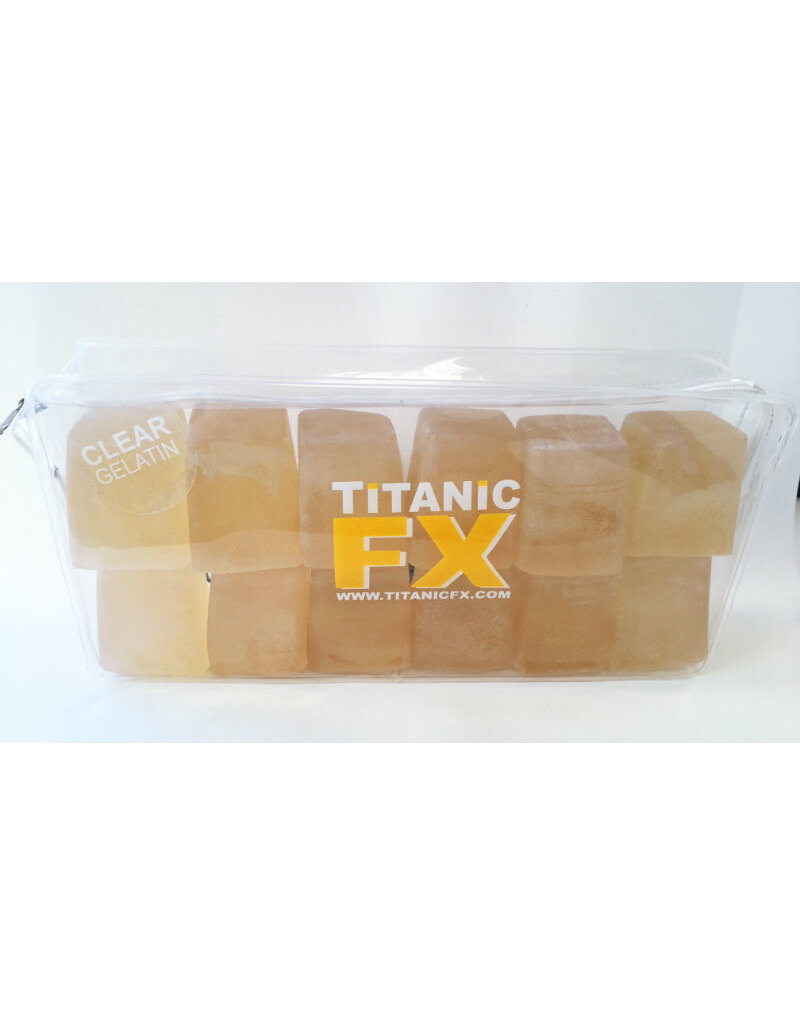 Titanic FX TITANIC FX PROSTHETIC GELATIN - CLEAR/UN-COLOURED (1KG)