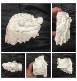Just Sculpt Plaster Foo Dog Fragment