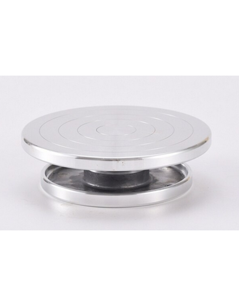 Just Steel 15cm Double-Sided Pottery Wheel Aluminum Turntable Banding Wheel
