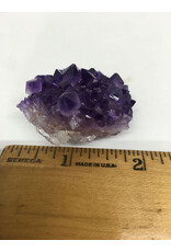 Stone Small Amethyst Cluster 1-2 in