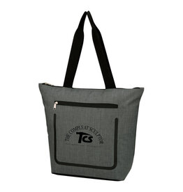 Just Sculpt TCS Slate Grey Zipper Tote