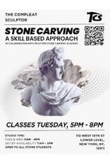 Just Sculpt 240604 Stone Carving Class: A Skill Based Approach Tuesdays 5:00-8:00pm June