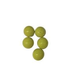 Antique Pea Green Glass Marbles 1" (Set of 5)