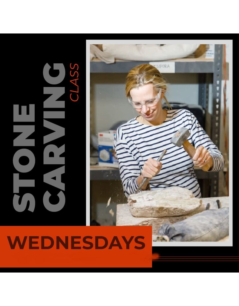 TCS Classes 240304 Stone Carving Class Wednesday 12-3pm March/April 2024