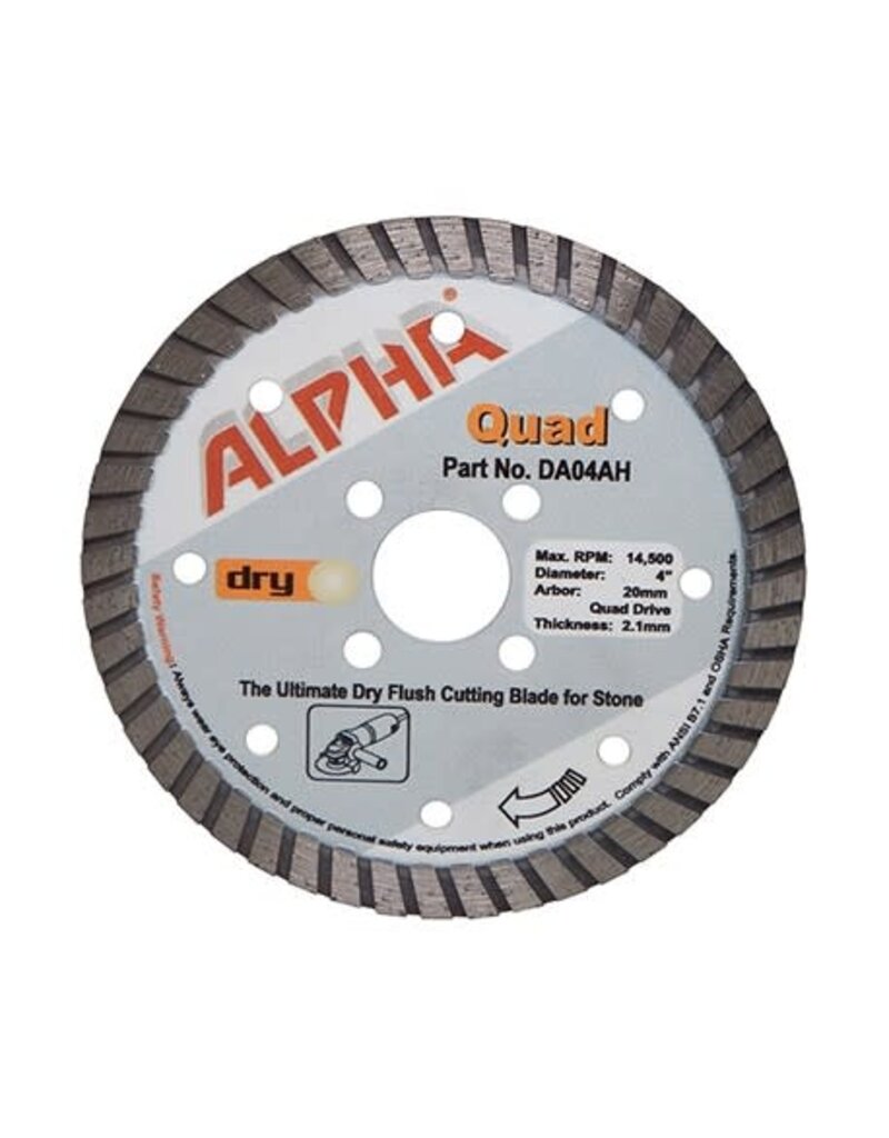 Alpha Alpha® Quad Diamond Blades