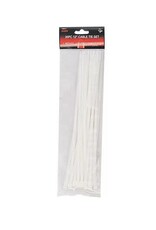 Just Sculpt Cable Ties White 12'' 40pc