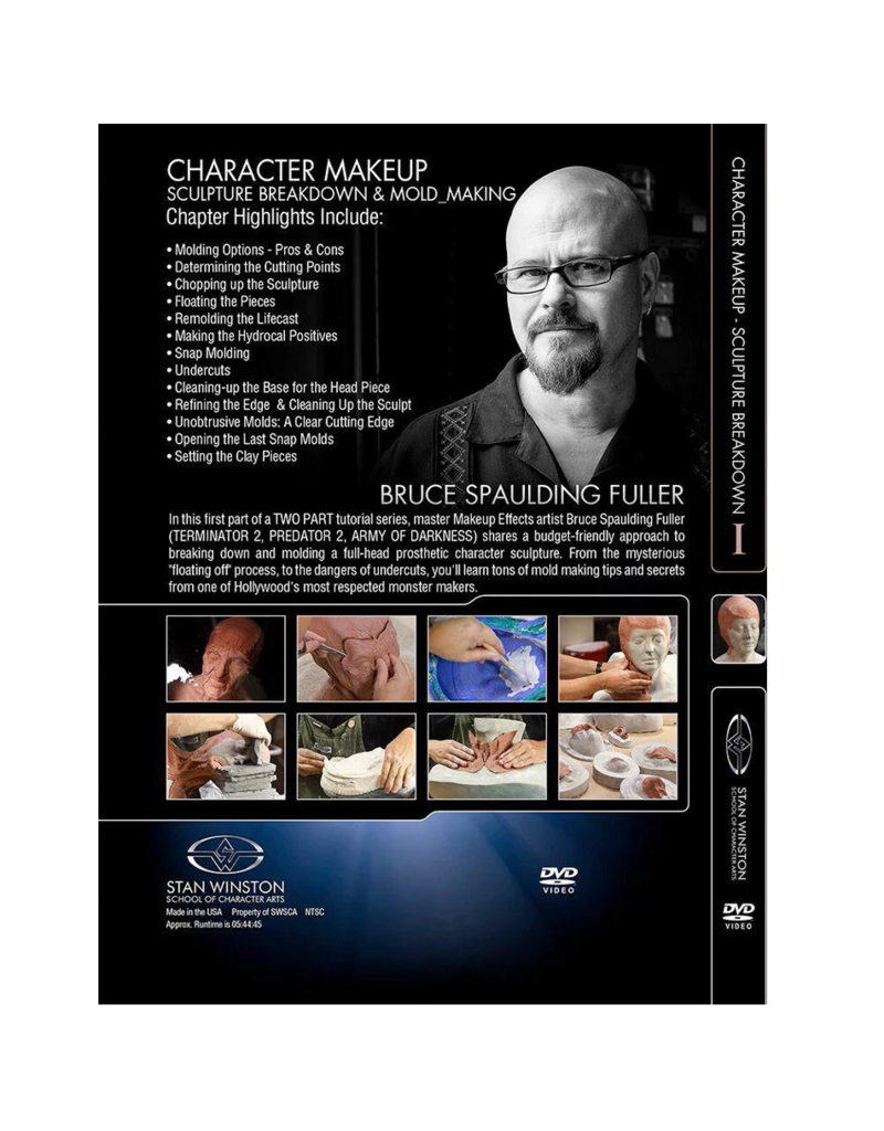 Stan Winston Character Makeup, Sculpture Breakdown and Moldmaking Part 1 Fuller DVD