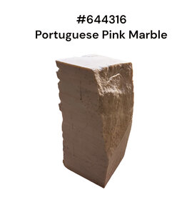 Stone 385lb Portuguese Pink Marble 13x8x28 #644316