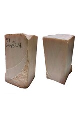 Stone 51lb Portuguese Pink Marble ~6x6x13 #644324