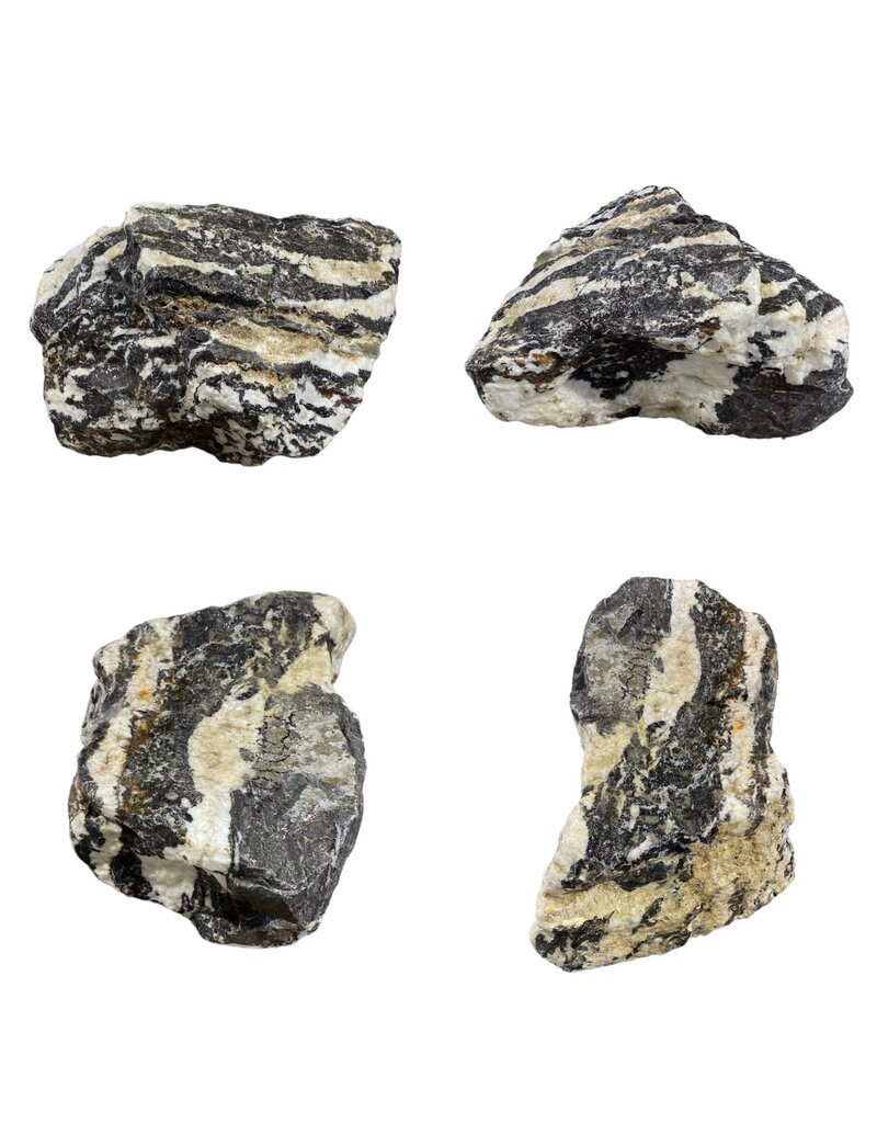 Stone 28lb White Tiger Marble 6x7x12 #401022