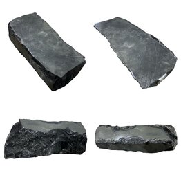 Stone 16lb Belgian Black Marble 3x6x13 #001020