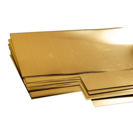 K & S Engineering Assorted Brass Sheets (4pcs) #258