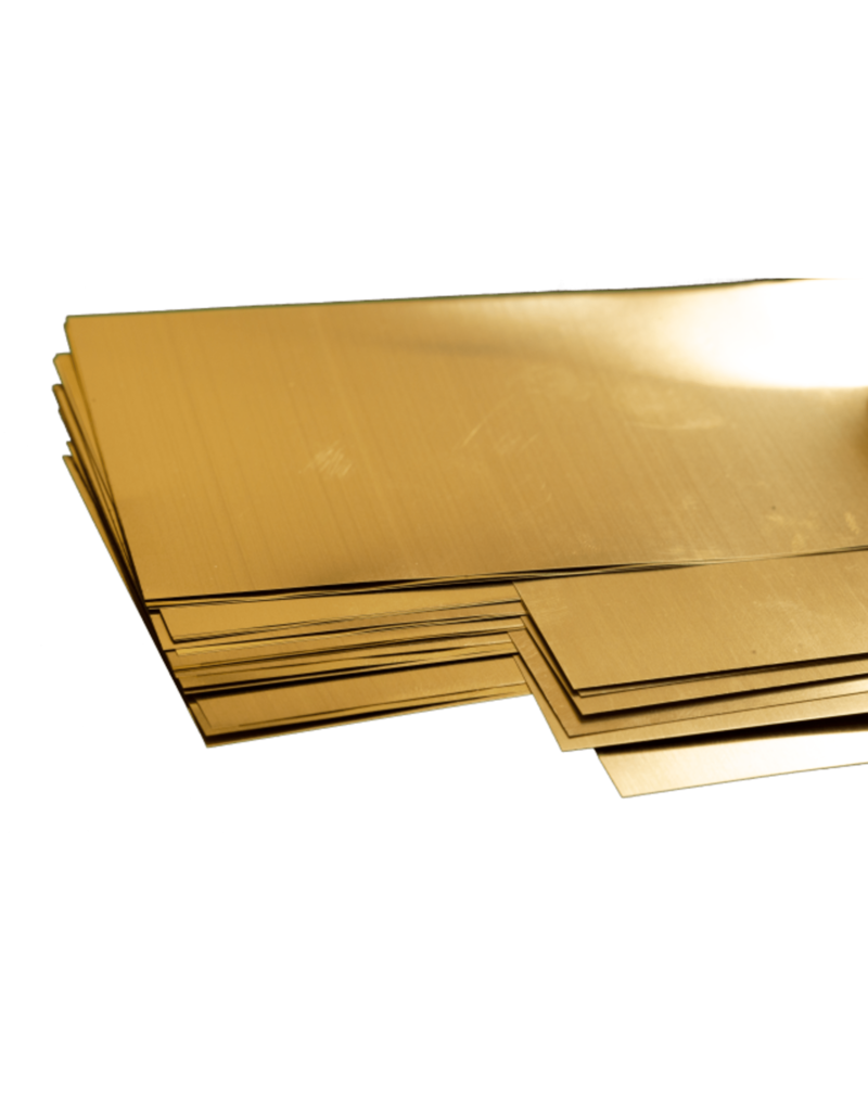 K & S Engineering Assorted Brass Sheets (4pcs) #258