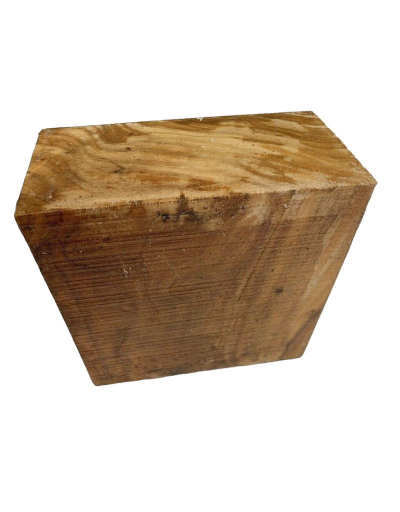 Wood Italian Olive Wood Block 8"x8"x4"