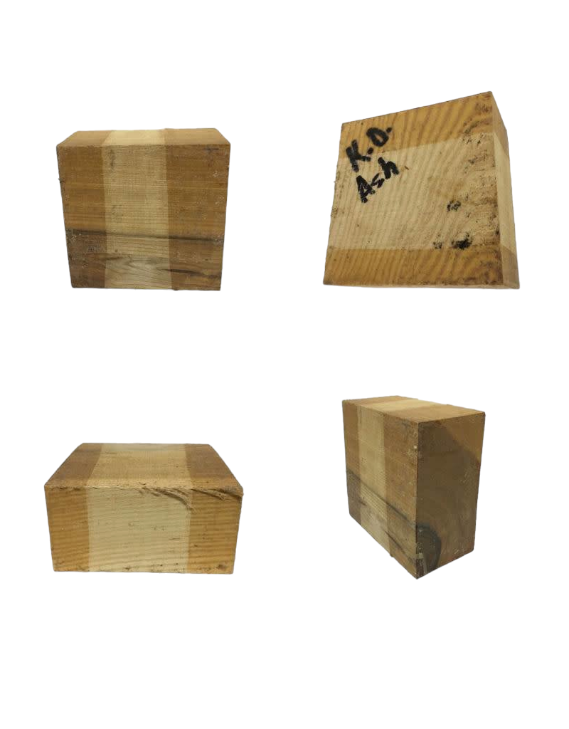 Wood Ash Block 6"x6"x3"