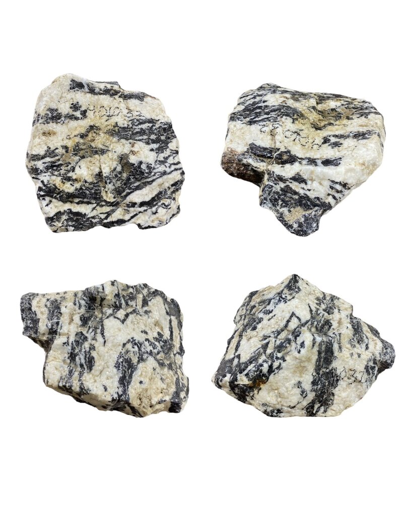 Stone 11lb White Tiger Marble 3x7x8 #401032