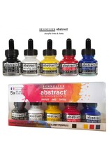 Abstract Acrylic Ink 5-Color Primary Set 30ml